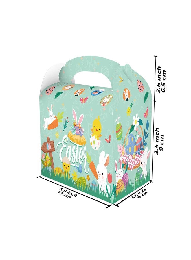 CPTBAG 12 Pack Easter Party Favors Boxes Bunny Eggs Bunny Candy Goodie Easter Chicks Gift Treat Boxes for Spring Birthday Party Decorations - Image 2